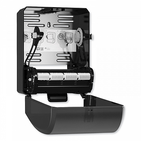 Mechanical Hand Towel Roll Dispenser, H80 System, 12.32 x 9.32 x 15.95, Black (772828)