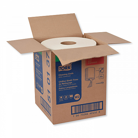 Cleaning Cloth, 12.6 x 10, White, 500 Wipes/Carton (510137)