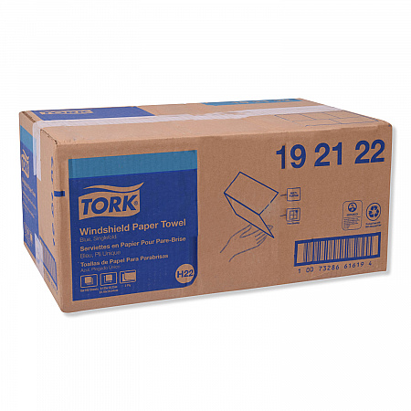 Windshield Towel, 2-Ply, 9.13 x 10.25, Blue, 140/Pack, 16 Packs/Carton (192122)