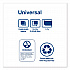 Universal Masterfold Dispenser Napkins, 1-Ply, 13 x 12, White, 6,000/Carton (D780)