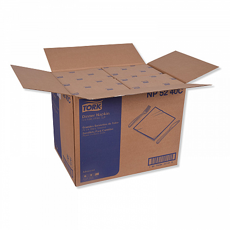 Advanced Dinner Napkins, 2-Ply, 15 x 16.25, White, 375/Pack, 8 Packs/Carton (NP5240C)