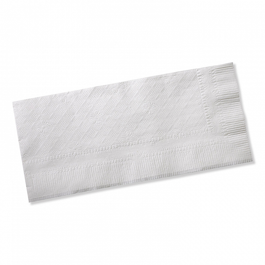 Universal Dinner Napkins, 1-Ply, 15 x 17, 1/8 Fold, White, 3000/Carton (N5181A)