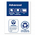 Advanced Soft Minifold Dispenser Napkins, 1-Ply, 13 x 12, White, 6,000/Carton (D820)