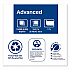 Advanced Masterfold Dispenser Napkin, 1-Ply, 12 x 17, Natural, 500/Pack, 12 Packs/Carton (D806E)