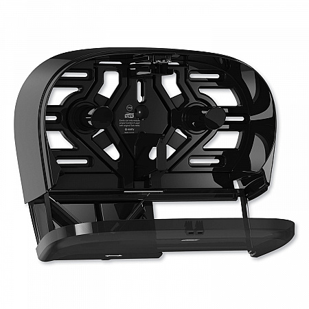 High Capacity Bath Tissue Roll Dispenser for OptiCore, 16.62 x 5.25 x 9.93, Black (565528)