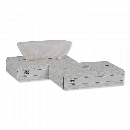 Universal Facial Tissue, 2-Ply, White, 100 Sheets/Box, 30 Boxes/Carton (TF6710A)