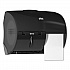 Twin Bath Tissue Roll Dispenser for OptiCore, 11.06 x 7.18 x 8.81, Black (565728)