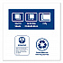 Multipurpose Paper Wiper, 2-Ply, 9 x 10.25, White, 110/Box, 18 Boxes/Carton (192125A)