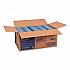 Industrial Paper Wiper, 4-Ply, 12.8 x 16.4, Unscented, Blue, 90/Pack, 5 Packs/Carton (440278)