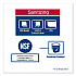 Foodservice Cloth, 13 x 21, Blue, 240/Carton (192181A)