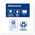 Centerfeed Hand Towel, 2-Ply, 7.6 x 11.8, White, 500/Roll, 6 Rolls/Carton (120932)