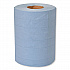 Industrial Paper Wiper, 4-Ply, 10 x 15.75, Unscented, Blue, 190 Wipes/Roll, 4 Roll/Carton (132451A)