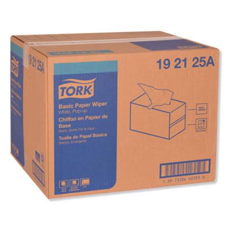 Tork Multipurpose Paper Wiper, 9 x 10.25, White, 110/Box, 18 Boxes/Carton (192125A)