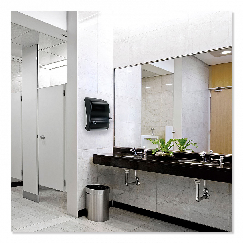 Hand Towel Roll Dispenser, 12.94 x 9.25 x 15.5, Smoke (84TR)