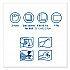 Advanced ShopMax Wiper 450, 9.9 x 13.1, White, 200/Roll, 2 Rolls/Carton (450138)