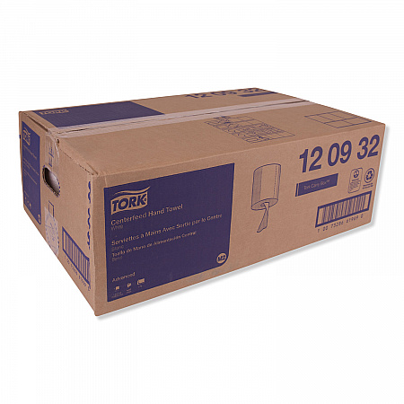 Centerfeed Hand Towel, 2-Ply, 7.6 x 11.8, White, 500/Roll, 6 Rolls/Carton (120932)