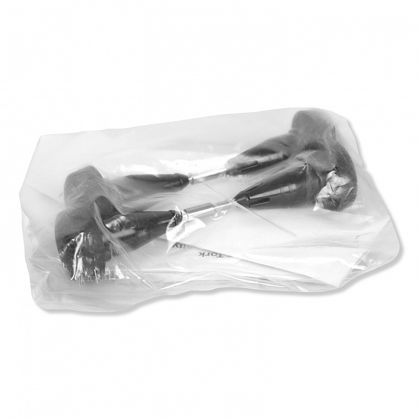 Coreless High Capacity Spindle Kit, Plastic, 3.66" Roll Size, Black, 2/Kit (473060)