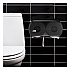 Twin Jumbo Roll Bath Tissue Dispenser, 19.29 x 5.51 x 11.83, Smoke/Gray (56TR)