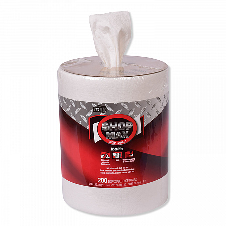 Advanced ShopMax Wiper 450, 9.9 x 13.1, White, 200/Roll, 2 Rolls/Carton (450138)