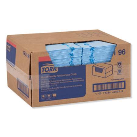 Tork Foodservice Cloth, 13 x 21, Blue, 150/Box (192196)
