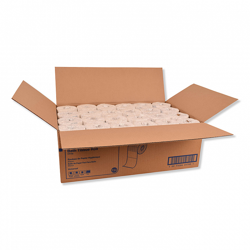 Universal Bath Tissue, Septic Safe, 2-Ply, White, 500 Sheets/Roll, 48 Rolls/Carton (TM1601A)