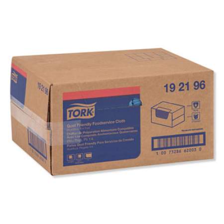 Tork Foodservice Cloth, 13 x 21, Blue, 150/Box (192196)