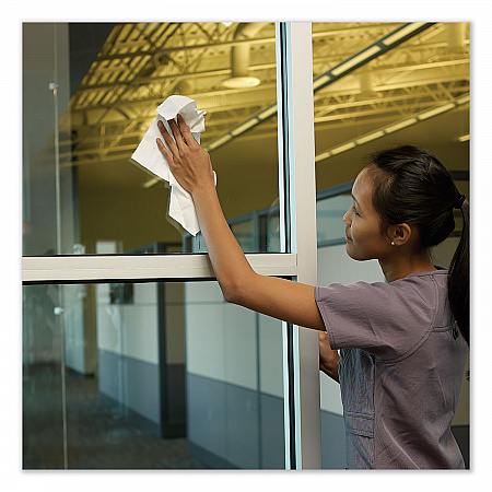Paper Wiper Plus, 12.5 x 13, White, 1/4 Fold, 90/Pack, 12 Packs/Carton (430150A)