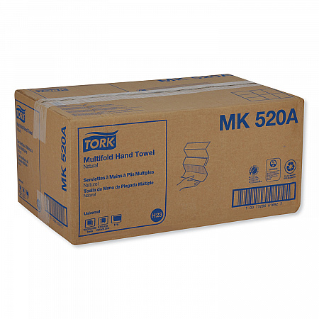 Multifold Hand Towel, 1-Ply, 9.13 x 9.5, Natural, 250/Pack, 16 Packs/Carton (MK520A)