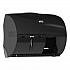 Twin Bath Tissue Roll Dispenser for OptiCore, 11.06 x 7.18 x 8.81, Black (565728)