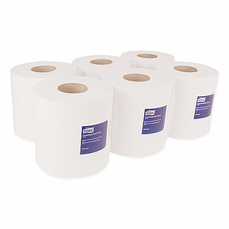 Centerfeed Hand Towel, 2-Ply, 7.6 x 11.8, White, 500/Roll, 6 Rolls/Carton (120932)