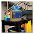Industrial Paper Wiper, 4-Ply, 8.54 x 16.5, Unscented, Blue, 90 Towels/Box, 10 Boxes/Carton (440245A)