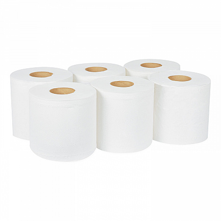 Centerfeed Hand Towel, 2-Ply, 7.6 x 11.75, White, 530/Roll, 6 Roll/Carton (RC530)