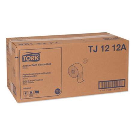 Tork Universal Jumbo Bath Tissue, Septic Safe, 1-Ply, White, 3.48" x 4,000 ft, 6/Carton (TJ1212A)