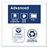 Advanced Soft Mini Centerfeed Hand Towel, 2-Ply, 8.3 x 11.8, 266/Roll, 12 Rolls/Carton (121225)