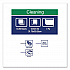 Paper Wiper Plus, 12.5 x 13, White, 1/4 Fold, 90/Pack, 12 Packs/Carton (430150A)