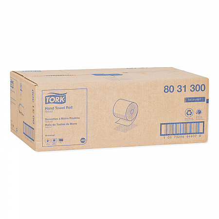 Universal Hand Towel Roll, Notched, 1-Ply, 8