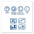 Advanced ShopMax Wiper 450, 8.5 x 10, Blue, 200/Bucket, 2 Buckets/Carton (450340)