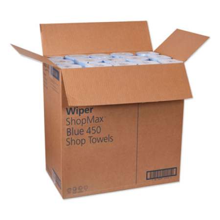 Tork Advanced ShopMax Wiper 450, 11 x 9.4, Blue, 60/Roll, 30 Rolls/Carton (450360)