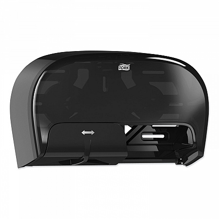 High Capacity Bath Tissue Roll Dispenser for OptiCore, 16.62 x 5.25 x 9.93, Black (565528)