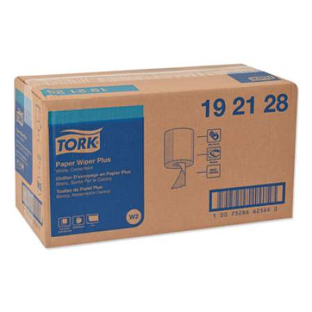Tork Paper Wiper Plus, 9.8 x 15.2, White, 300/Roll, 2 Rolls/Carton (192128)