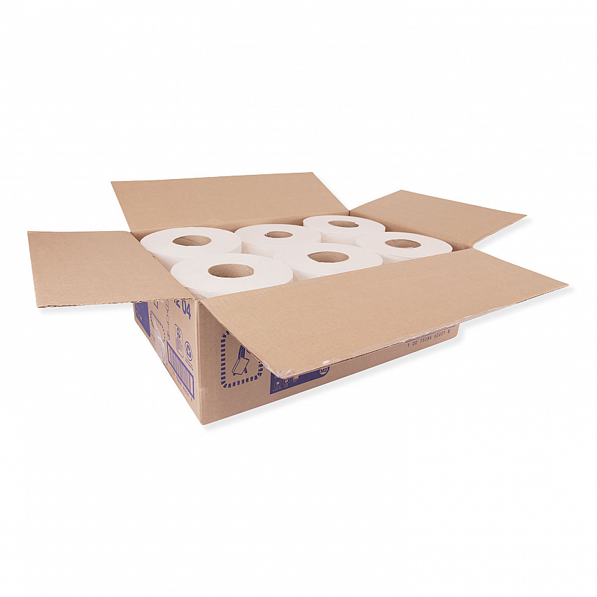 Centerfeed Hand Towel, 2-Ply, 7.6 x 11.8, White, 600/Roll, 6 Rolls/Carton (121204)