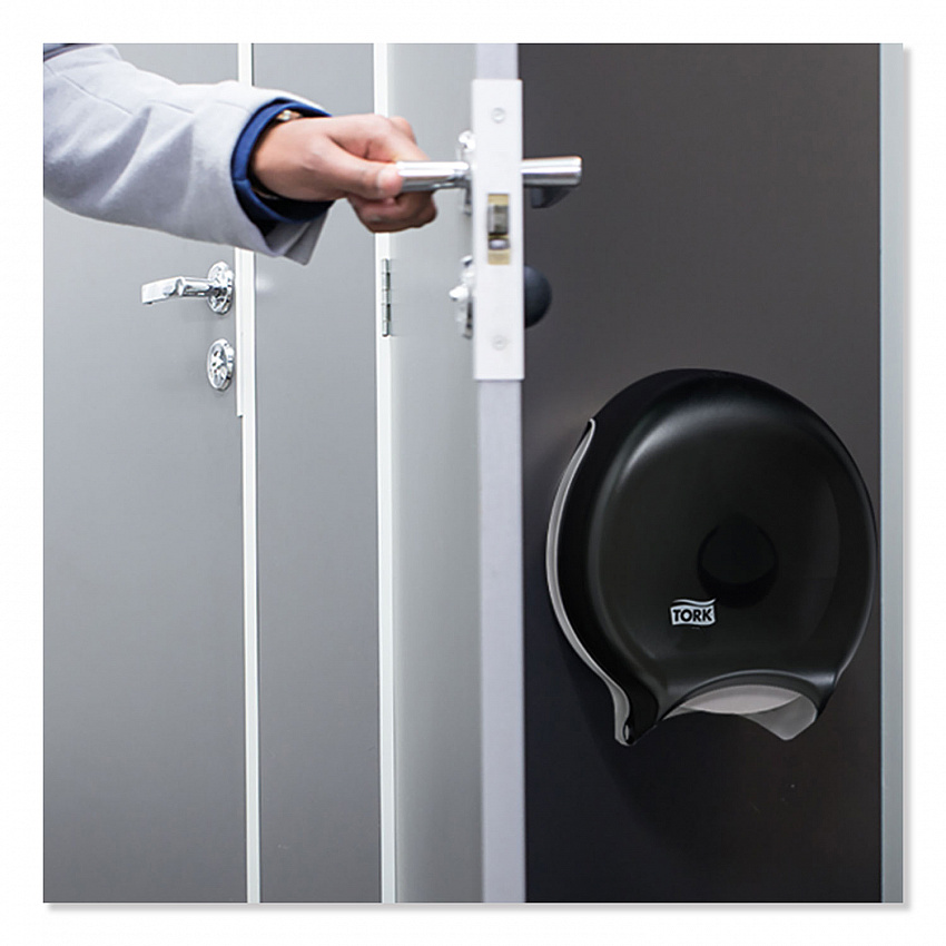 Jumbo Bath Tissue Dispenser, 10.63 x 5.75 x 12, Smoke (66TR)