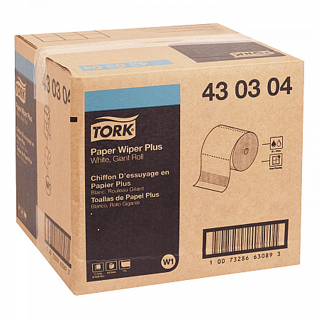 Paper Wiper Plus, 11.1 x 12, White, 800/Roll (430304)