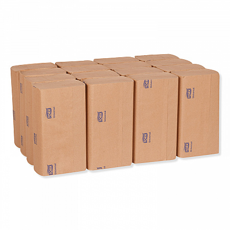 Universal Multifold Hand Towel, 1-Ply, 9.13 x 9.5, Natural, 250/Pack, 16 Packs/Carton (MK530A)