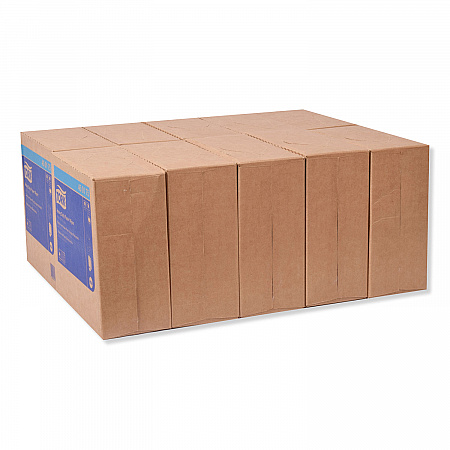 Heavy-Duty Paper Wiper, 1-Ply, 9.25 x 16.25, Unscented, White, 90 Wipes/Box, 10 Boxes/Carton (450175)