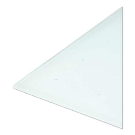 U Brands Floating Glass Ghost Grid Dry Erase Board, 48 x 36, White (2799U0001)