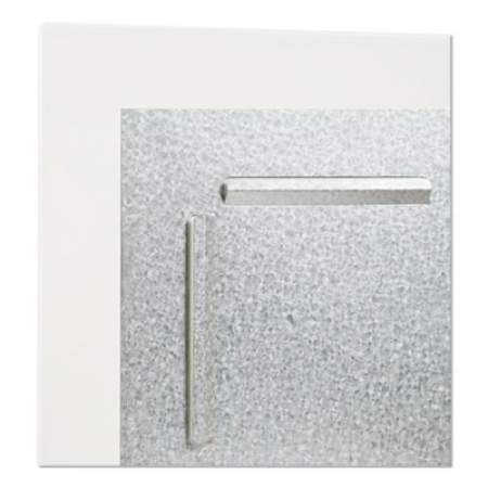 U Brands Floating Glass Dry Erase Undated One Month Calendar, 36 x 36, White (3968U0001)