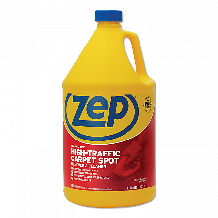 High Traffic Carpet Cleaner, Mild Scent, 1 gal Can, 4/Carton (ZUHTC128CT)