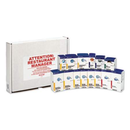 First Aid Only SmartCompliance Restaurant First Aid Cabinet Refill, 214 Pieces (FAE8010)