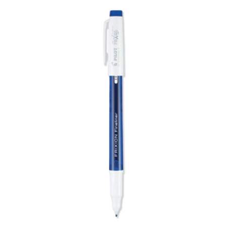 Pilot FriXion Fineliner Erasable Porous Point Pen, Stick, Fine 0.6 mm, Blue Ink, Blue Barrel, Dozen (11467)